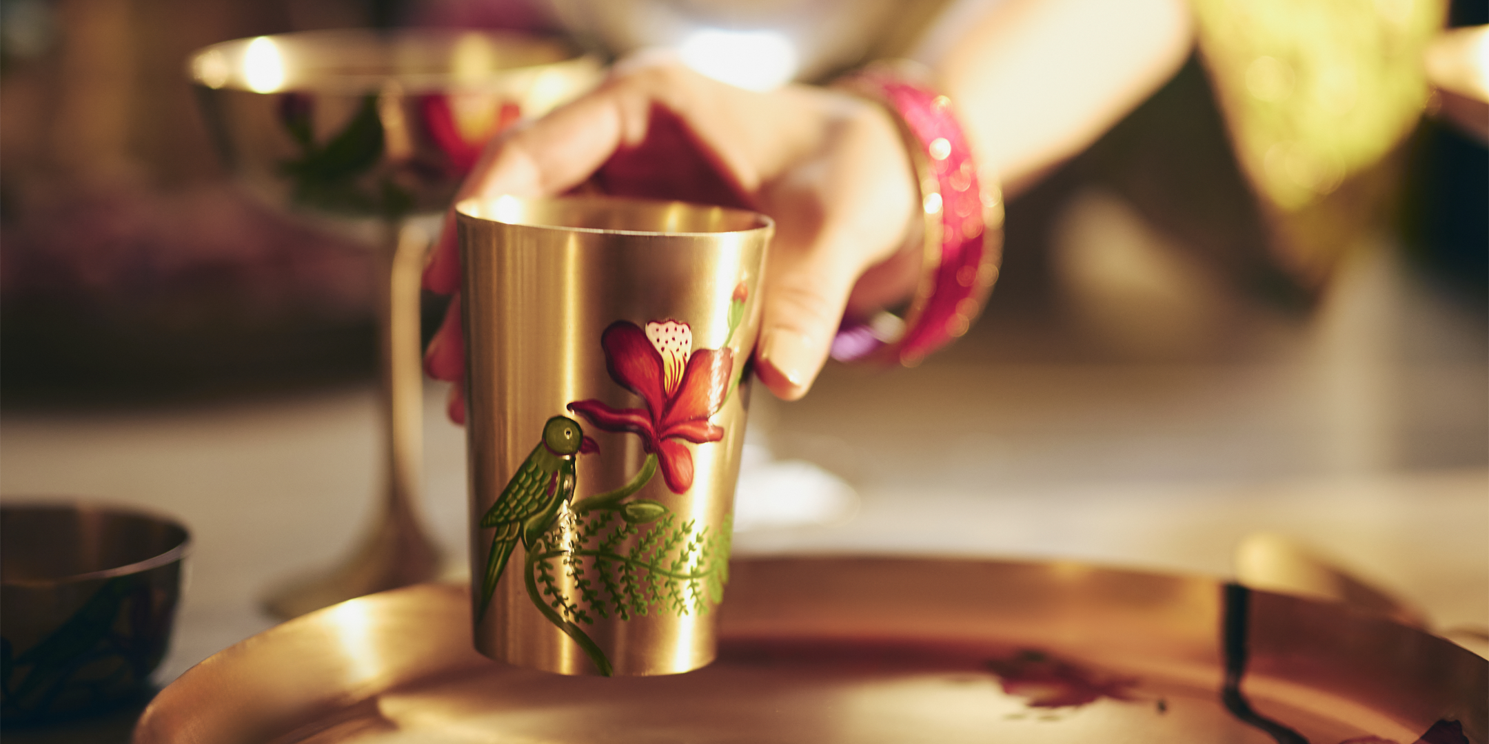 Kansa Glass Set