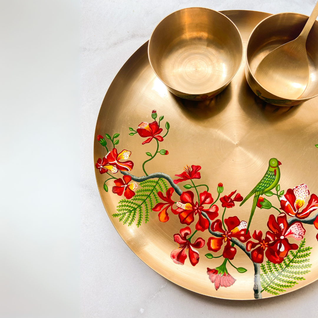 Kansa Dinner Set For 6 (30 pieces)