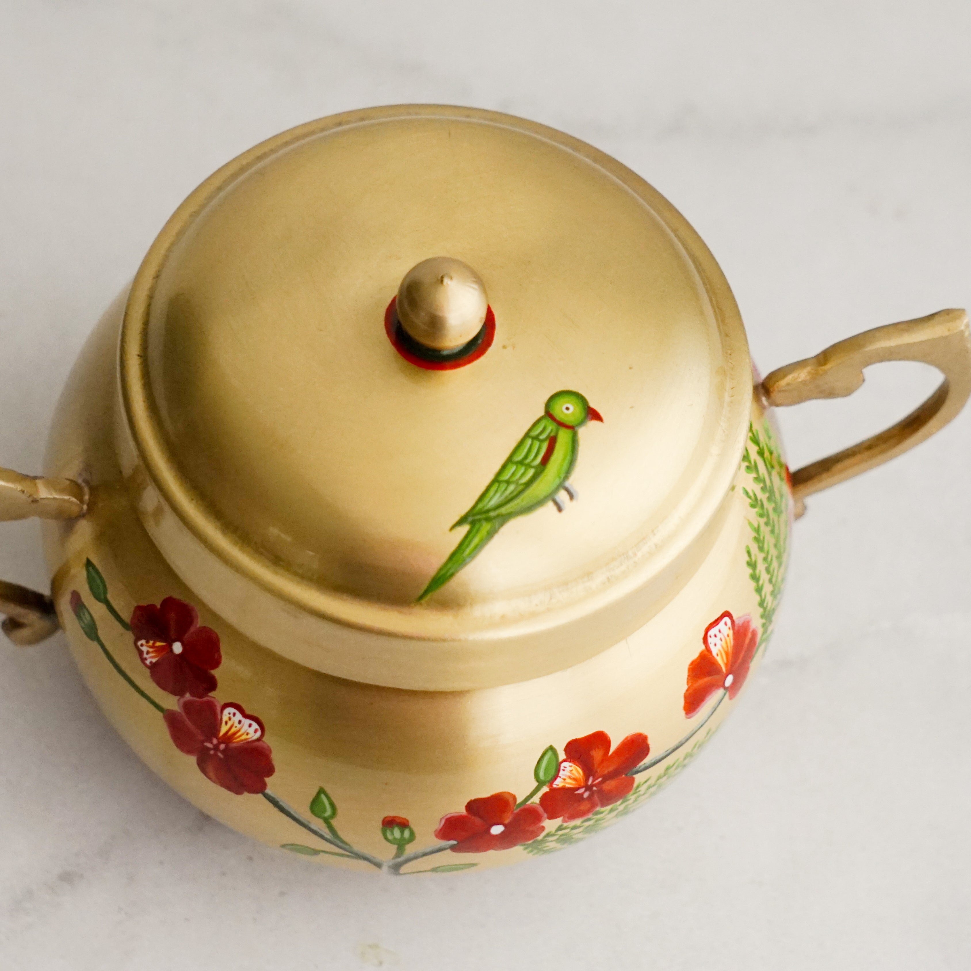 Brass Vintage Nut Box