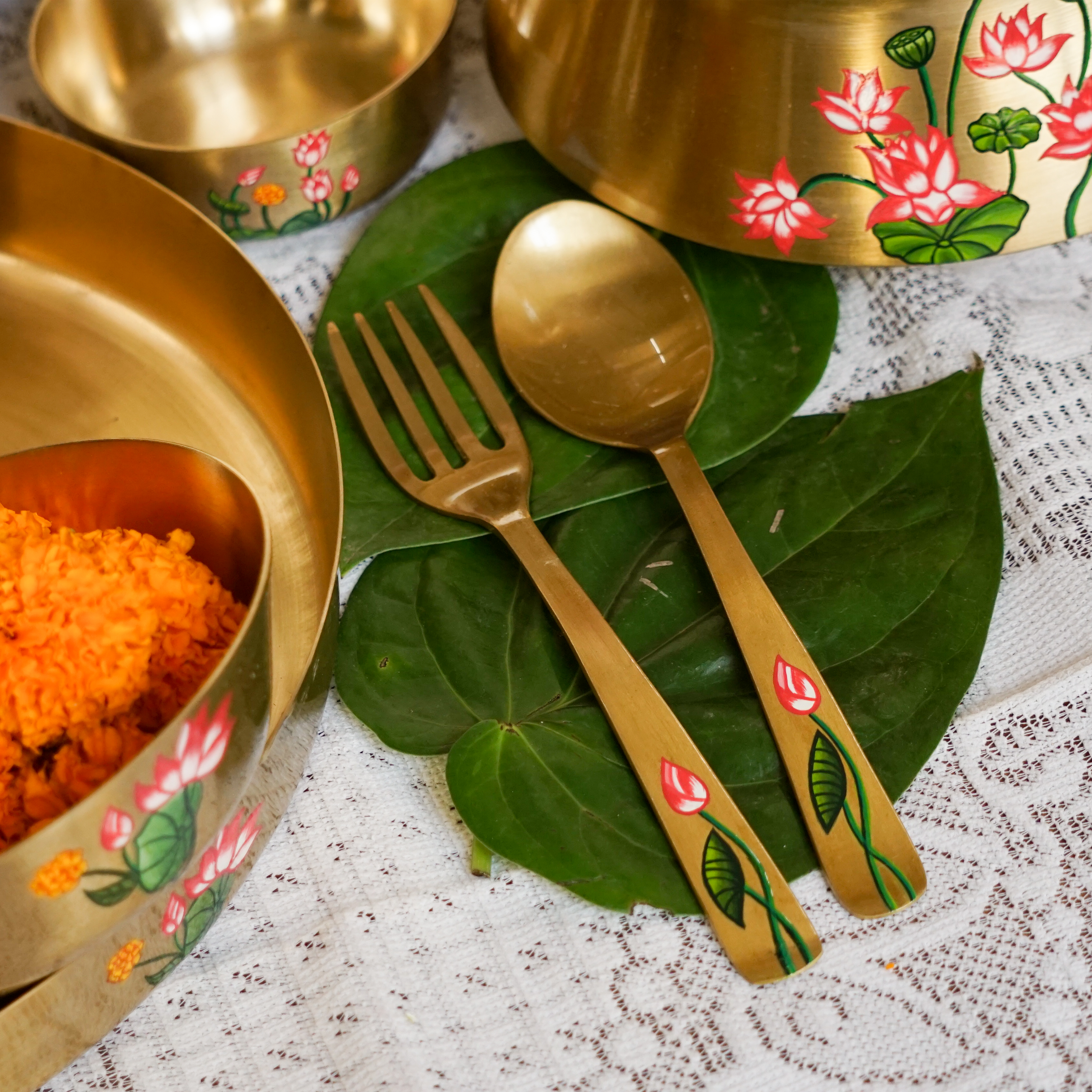 Kansa Thali Dinner Set