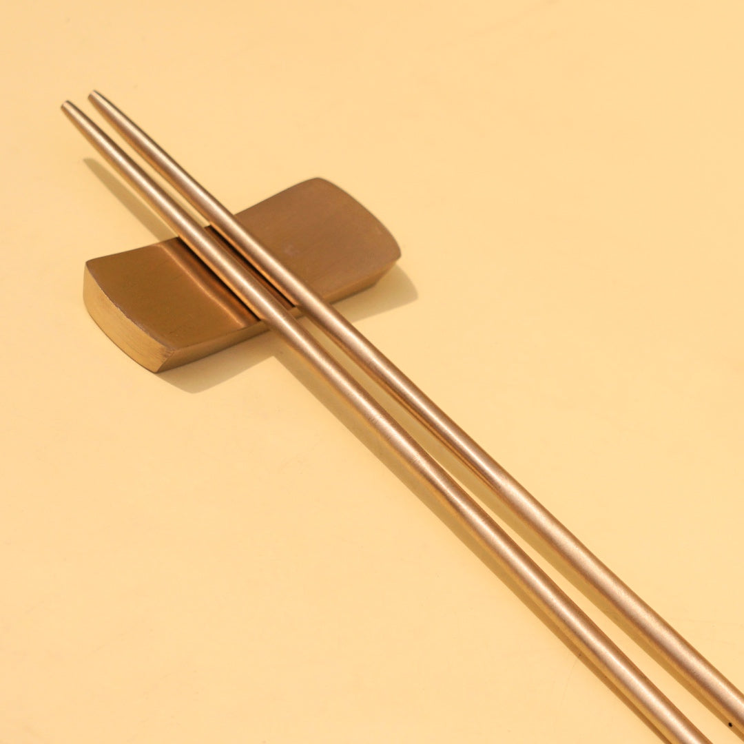 Brass Sushi Platter Set