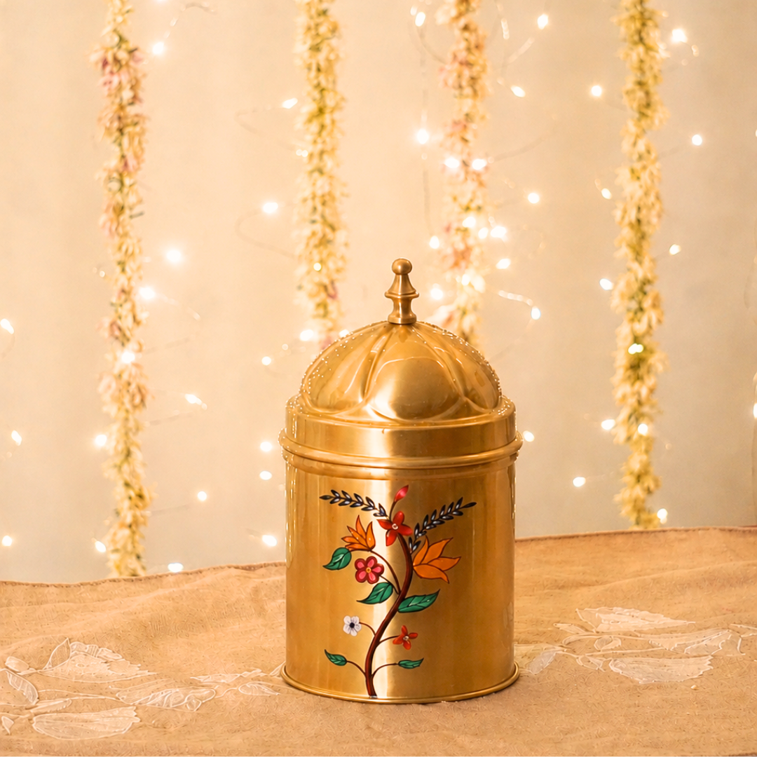 Brass Airtight Jar