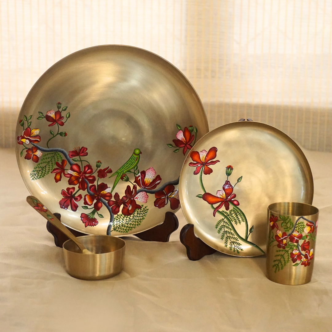 Kansa Dinner Set For 6 (30 pieces)