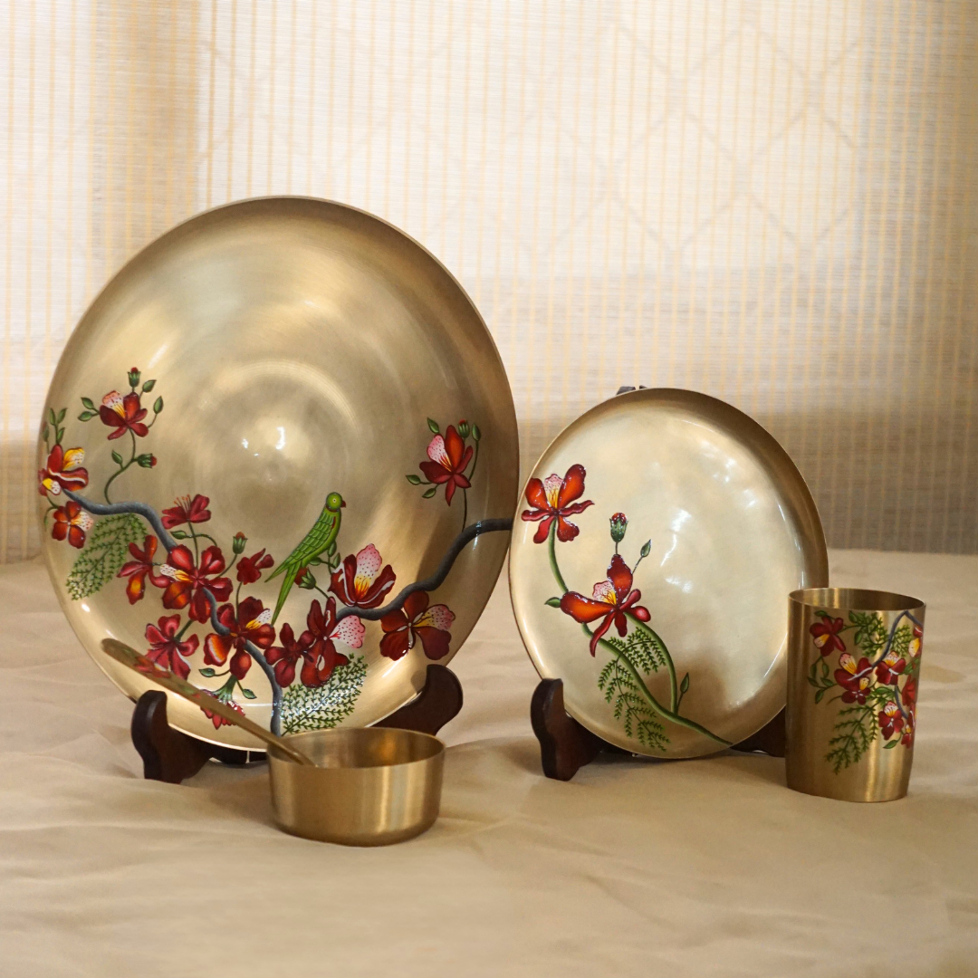 Kansa Dinner Set For 6 (30 pieces)