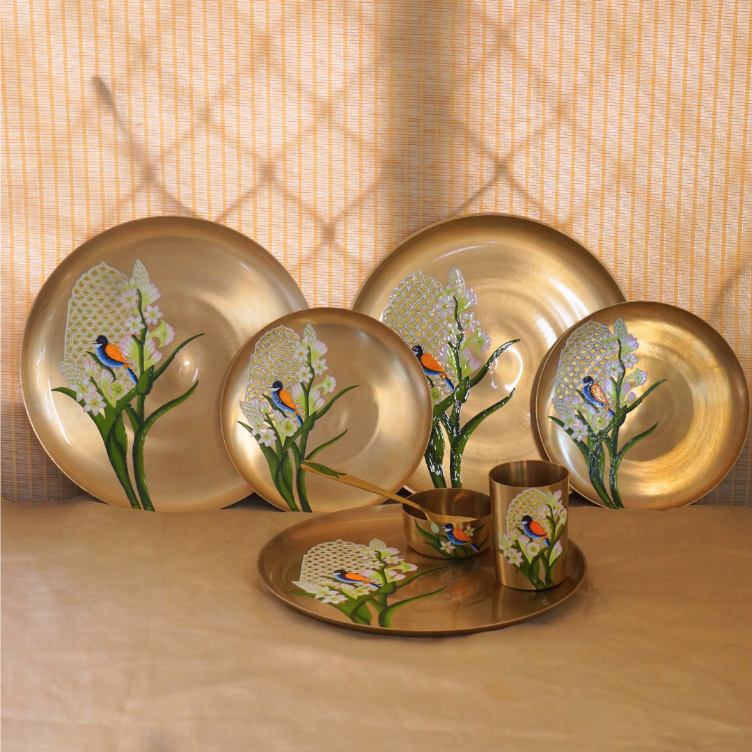 Kansa Dinner Set For 6 (30 pieces)
