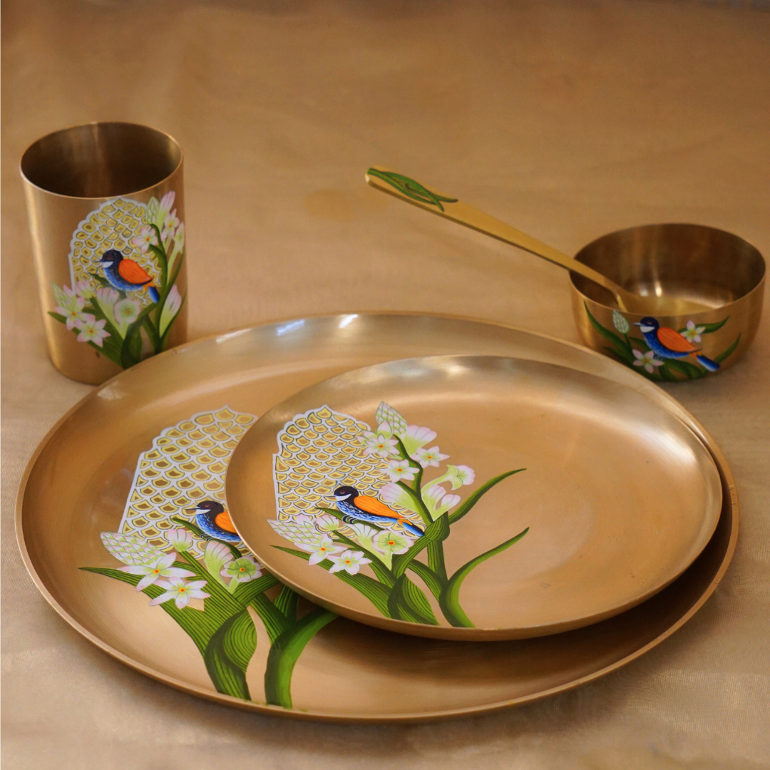 Kansa Dinner Set For 6 (30 pieces)