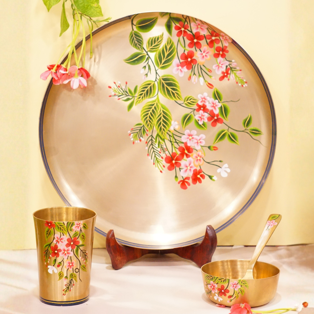 Kansa Dinner Set For One