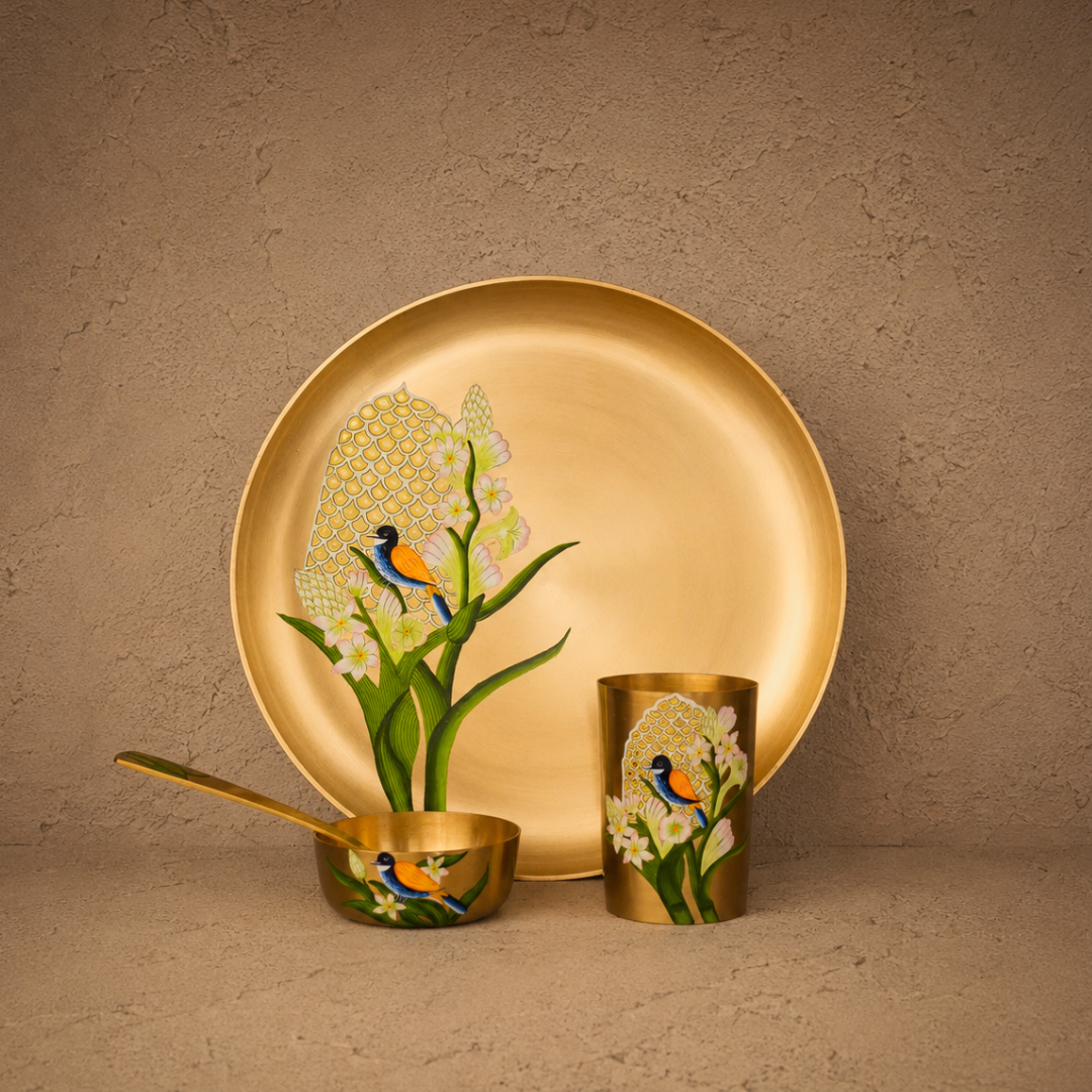 Kansa Dinner Set For One