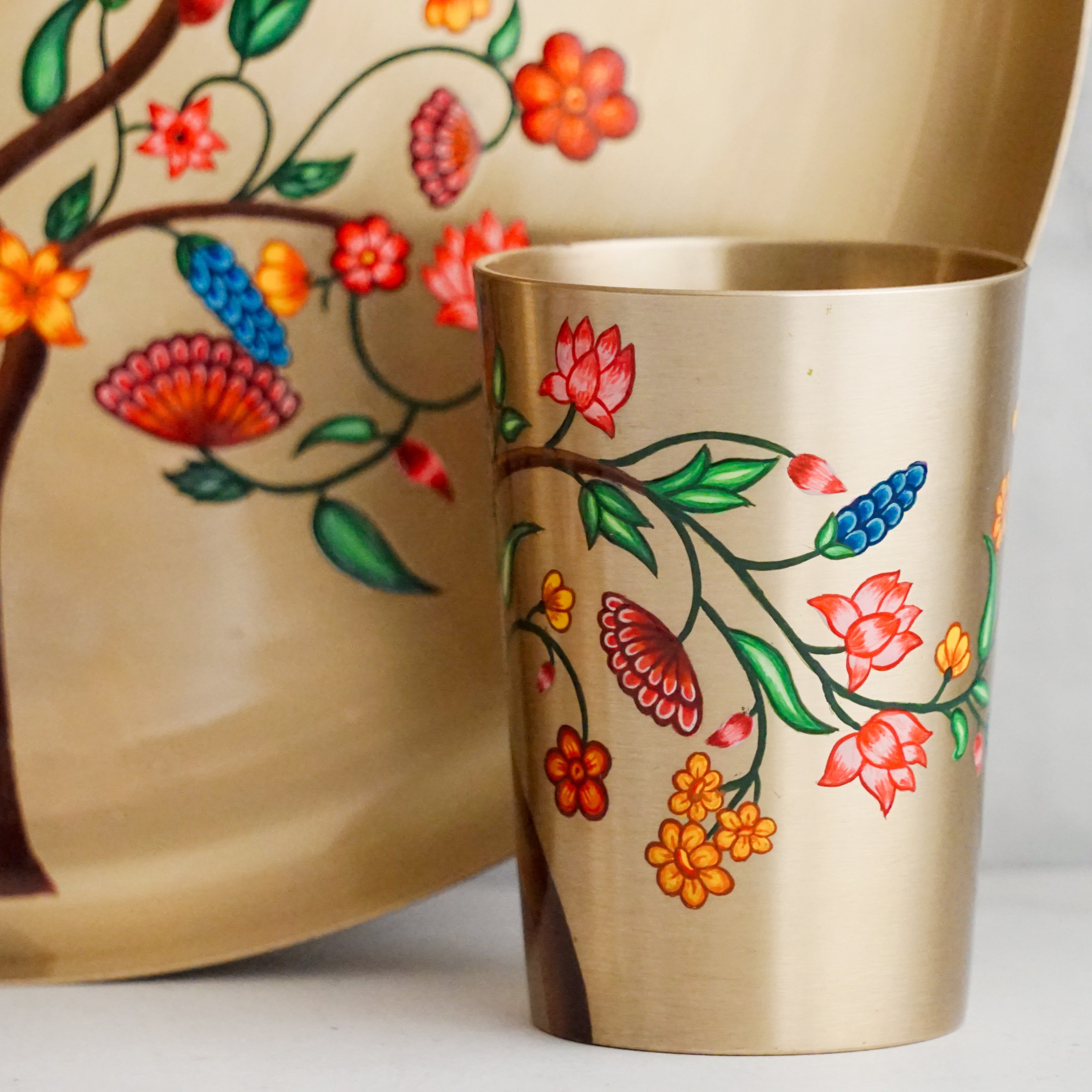 Kansa Glass Set