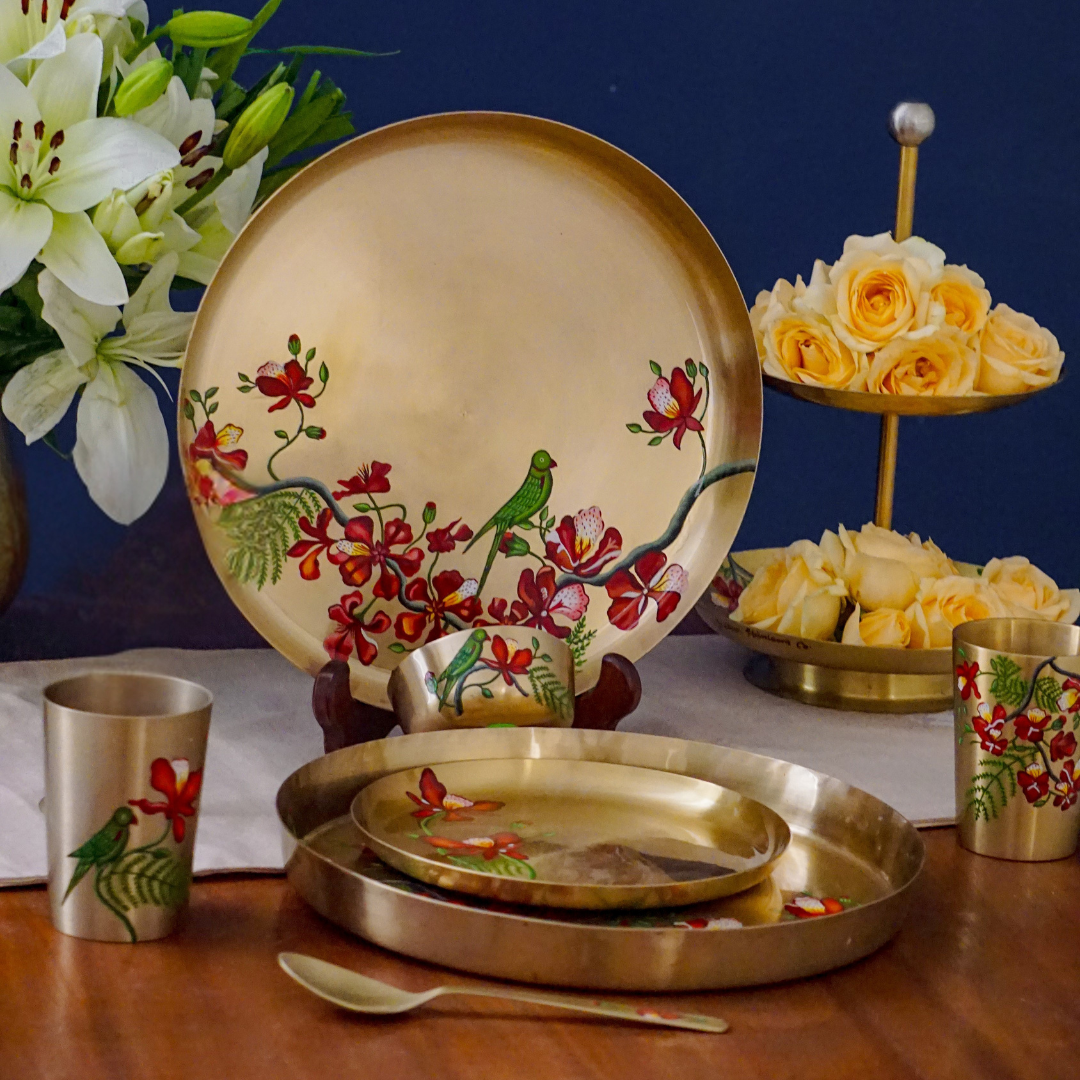 Kansa Dinner Set For 6 (30 pieces)