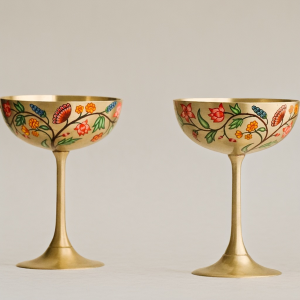 Brass Coupe Glass (Set of 2)