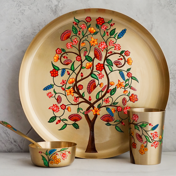 Kansa Dinner Set For One