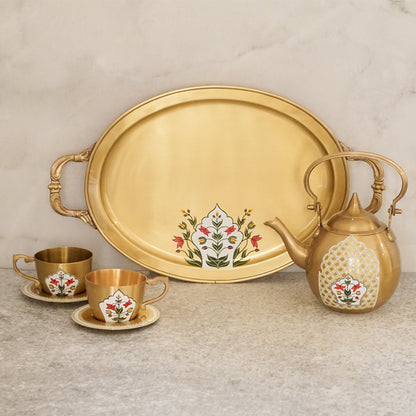 Brass High Tea Set