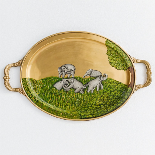 Brass Oval Tray