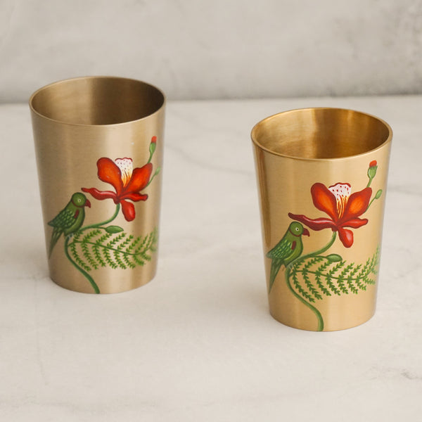 Mithoo Kansa Glass (Set of 2)