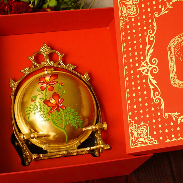Brass Gift Cookie Box
