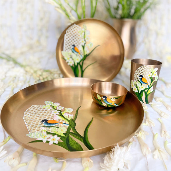 Kansa Dinner Set For 6 (30 pieces)