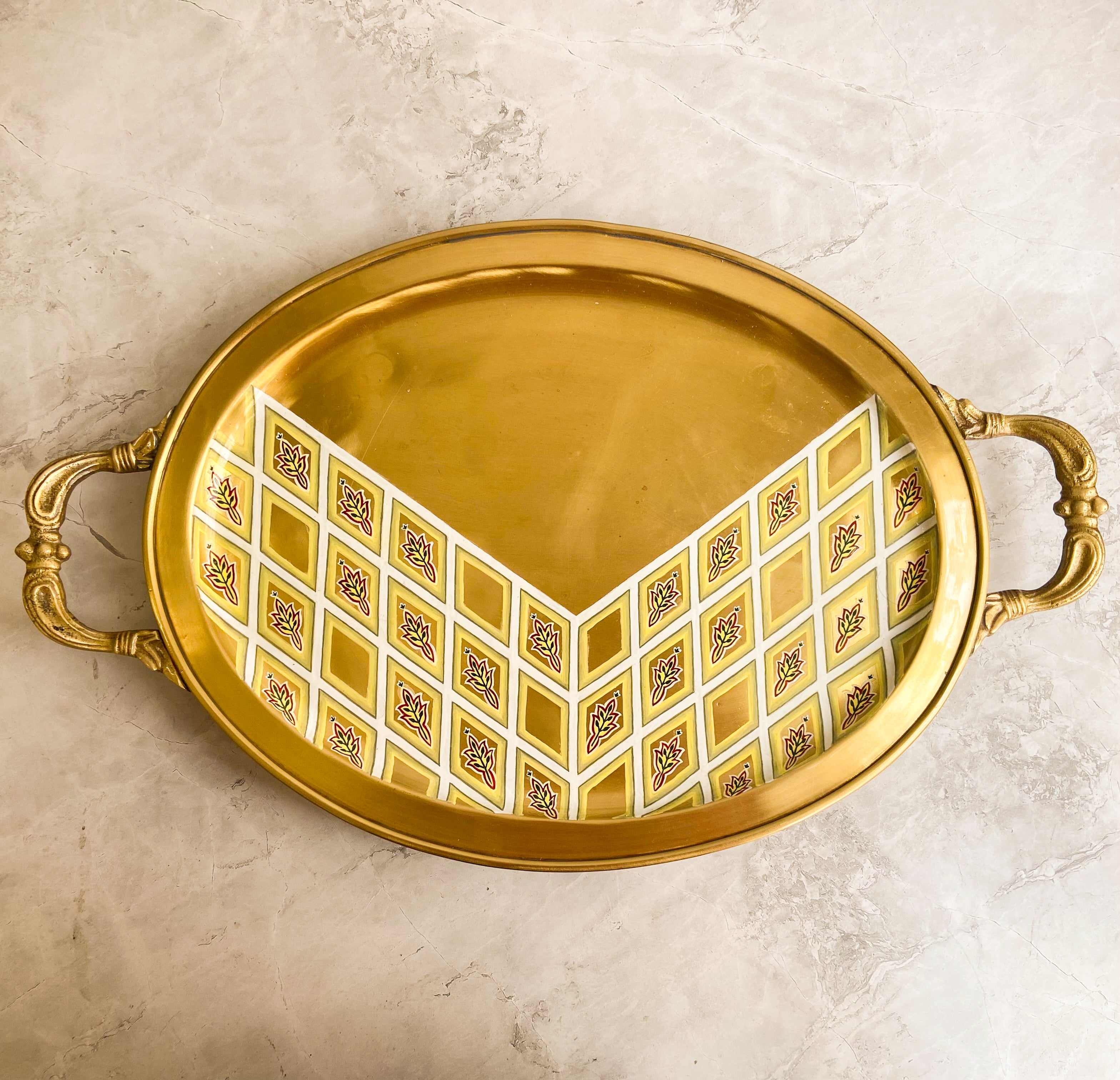 Brass Oval Tray