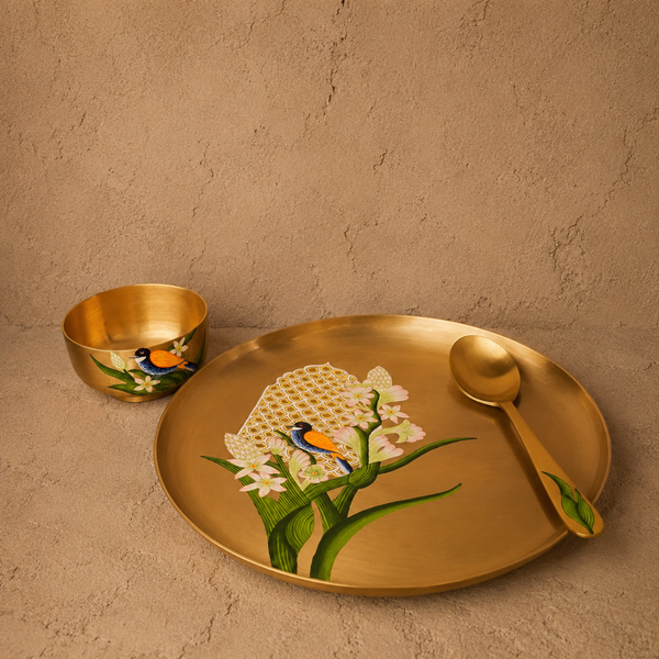 Kansa Dinner Set For One