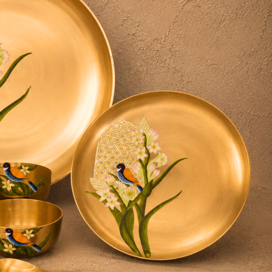 Kansa Dinner Set For 6 (30 pieces)