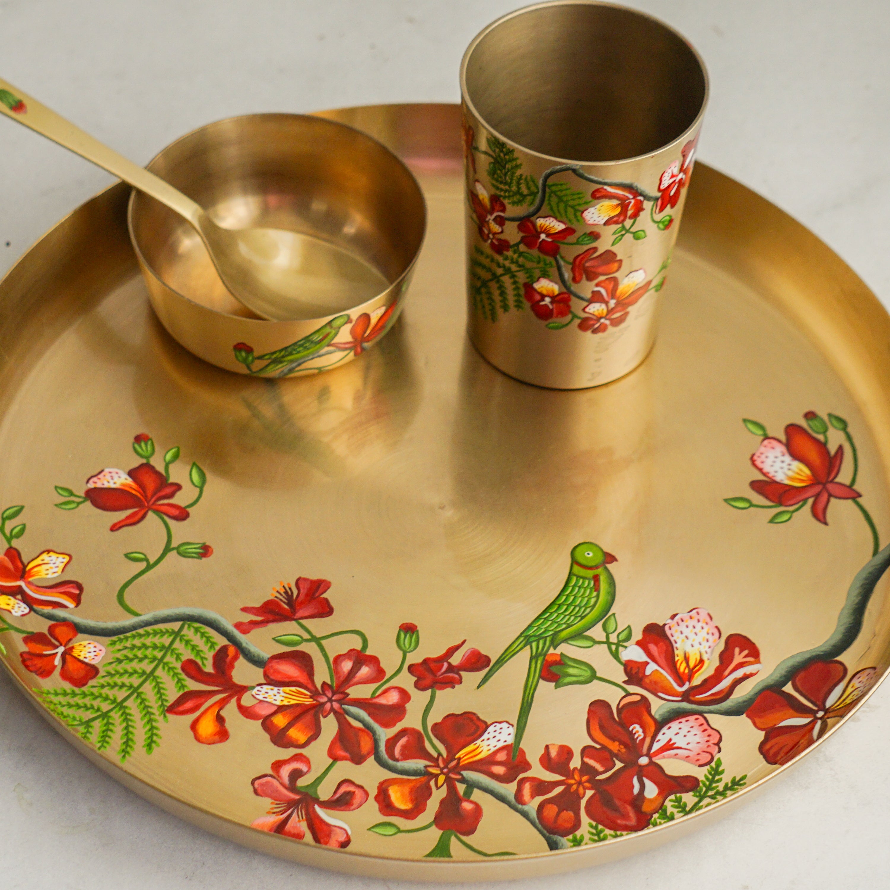 Kansa Dinner Set For One