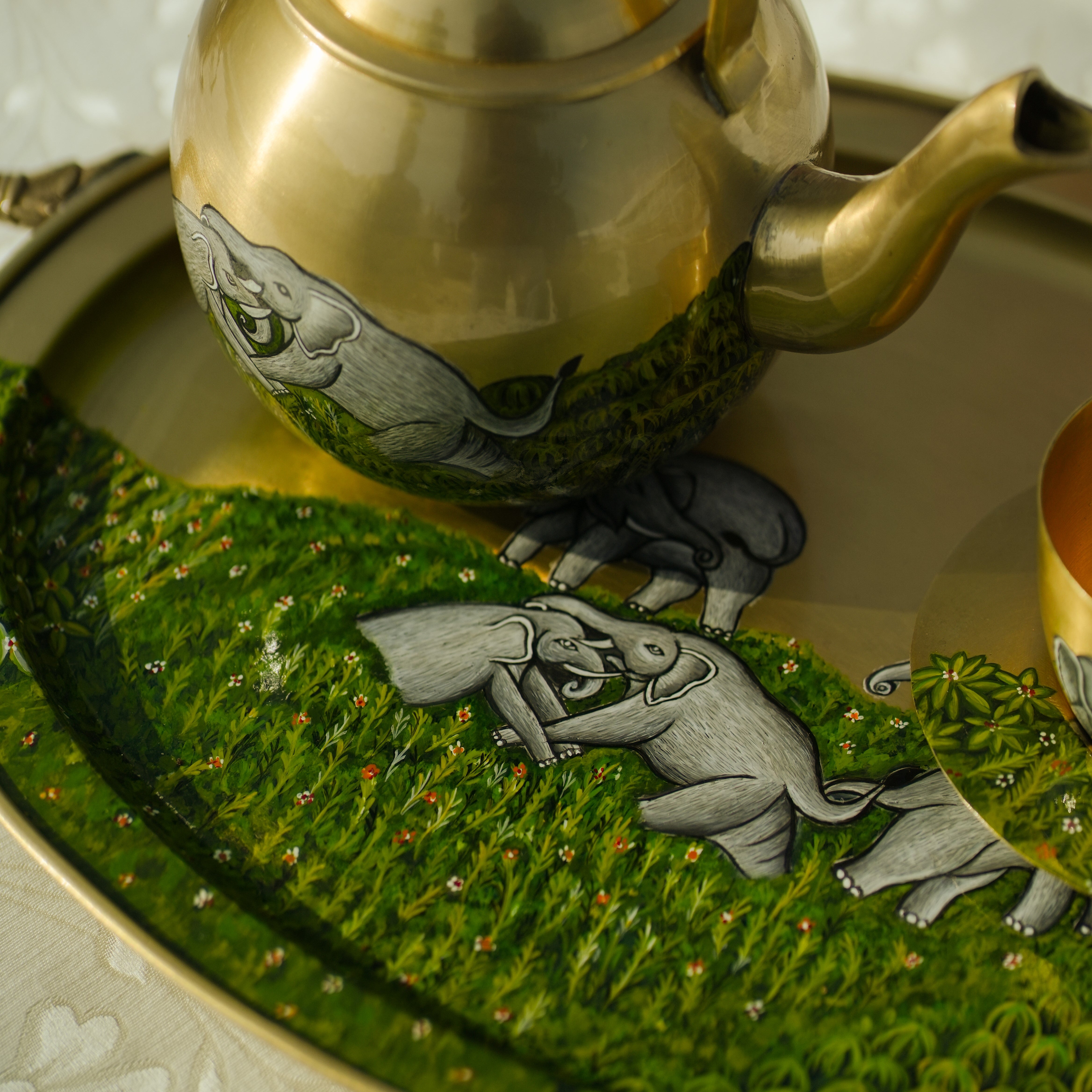 Brass Oval Tray