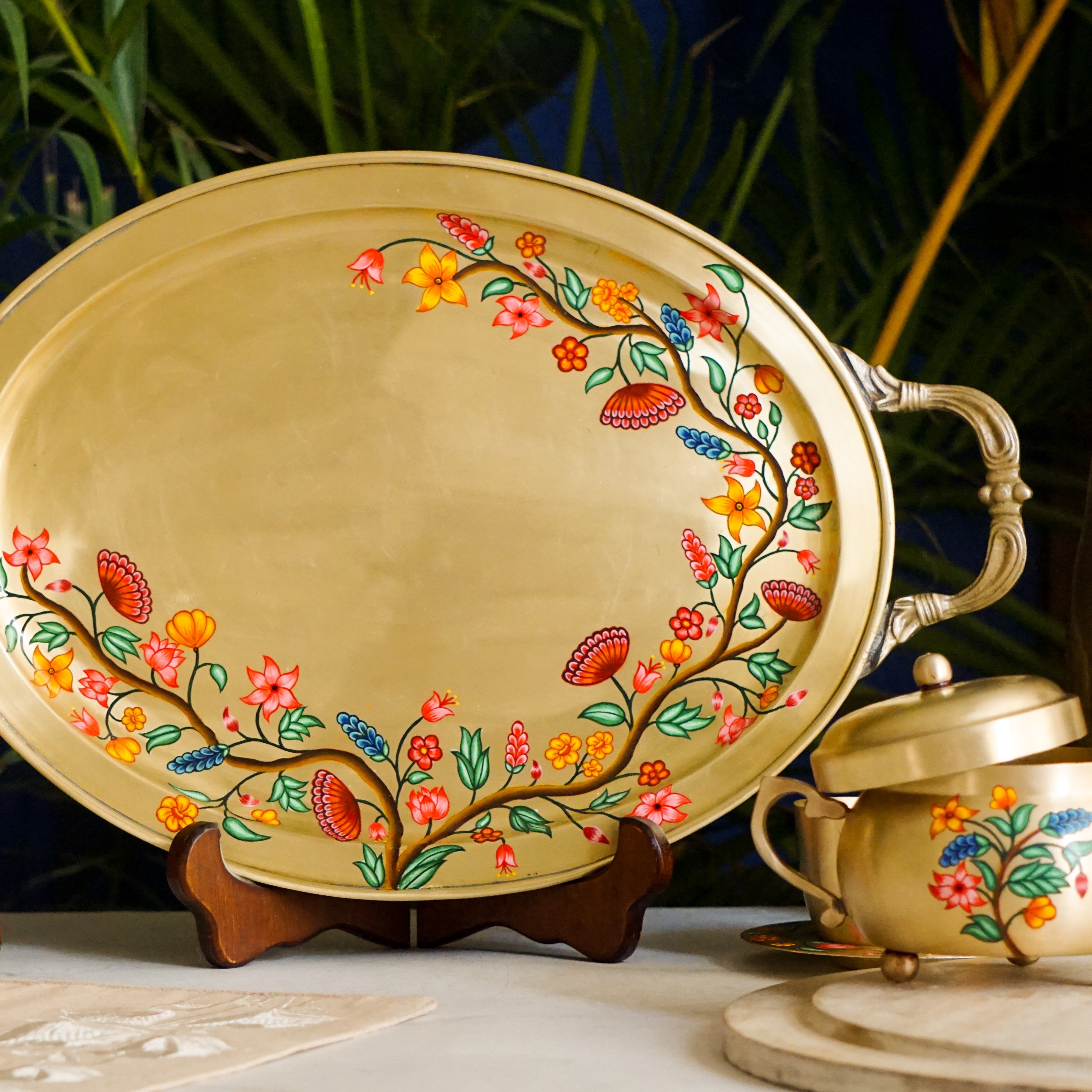 Brass Oval Tray
