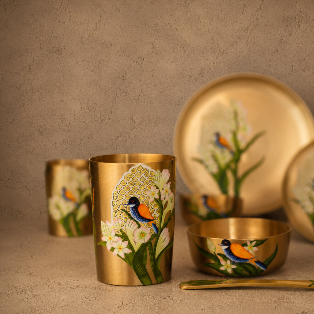Kansa Dinner Set For 6 (30 pieces)