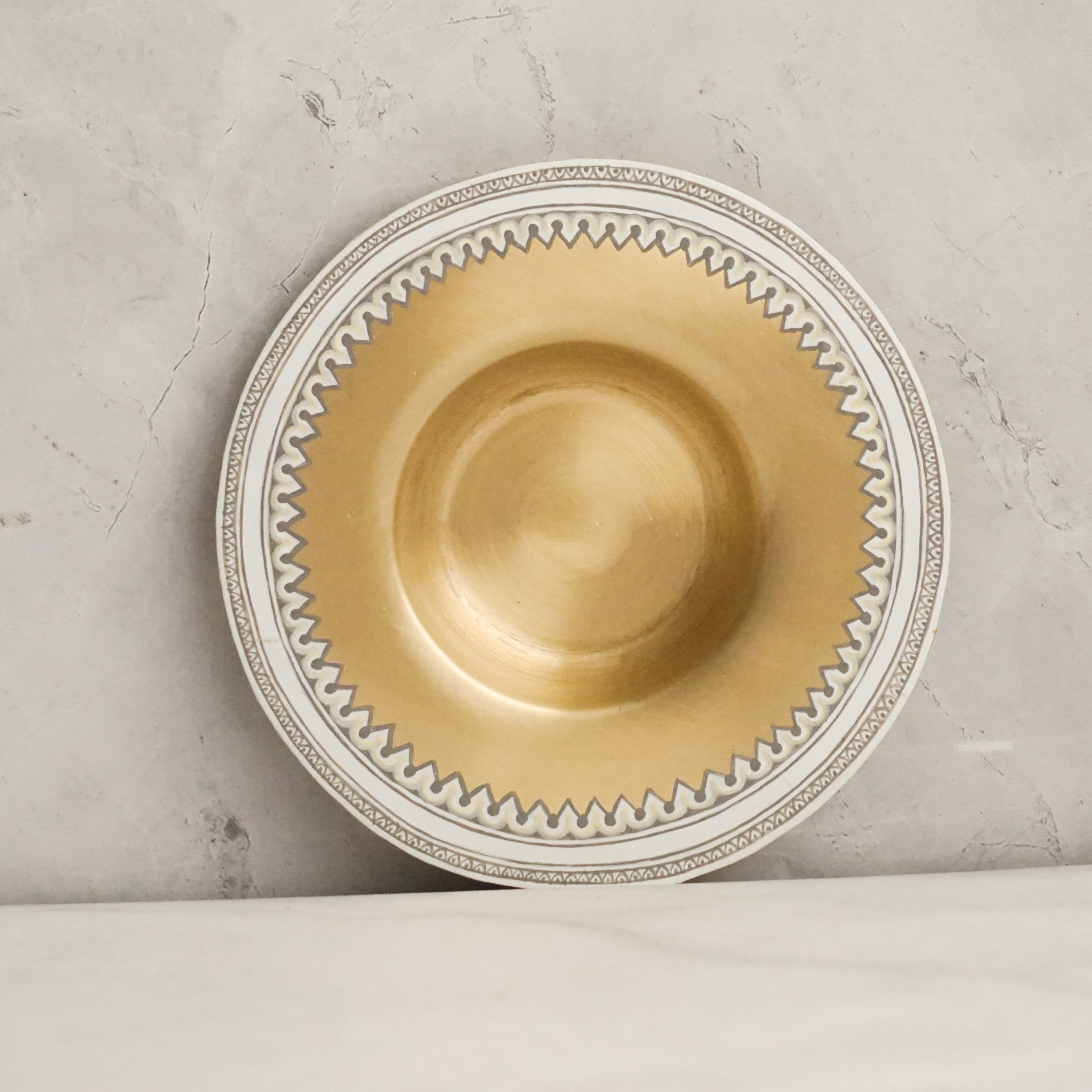 Brass Cup & Saucer (Set of 2)