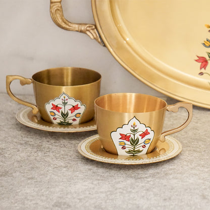 Brass High Tea Set