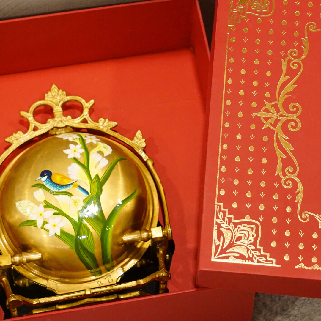 Brass Gift Cookie Box