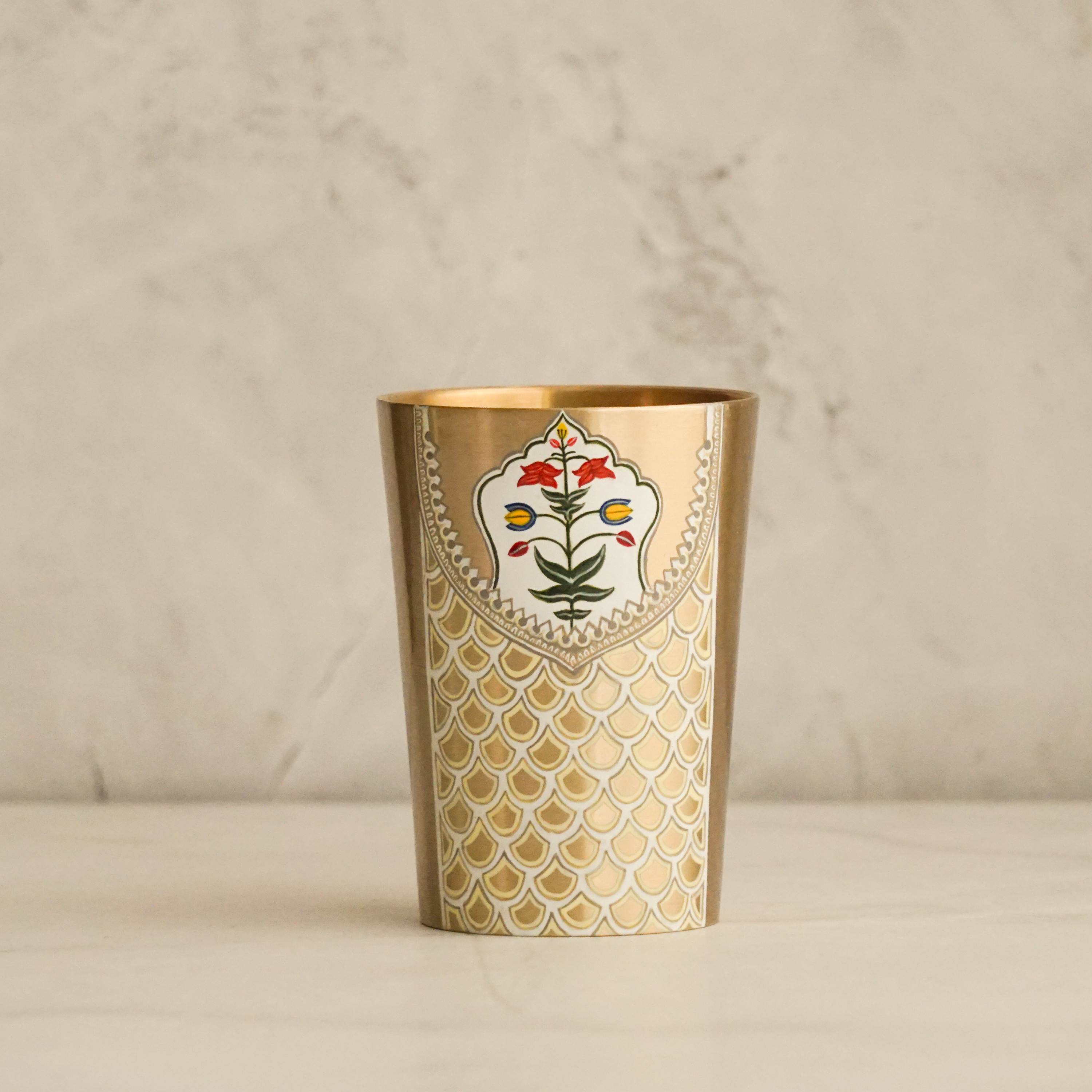 Jali Kansa Glass Set