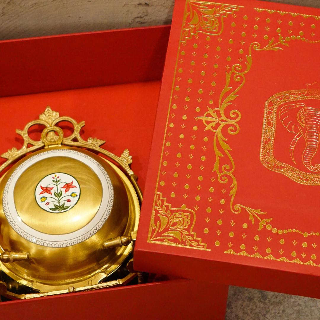 Brass Gift Cookie Box