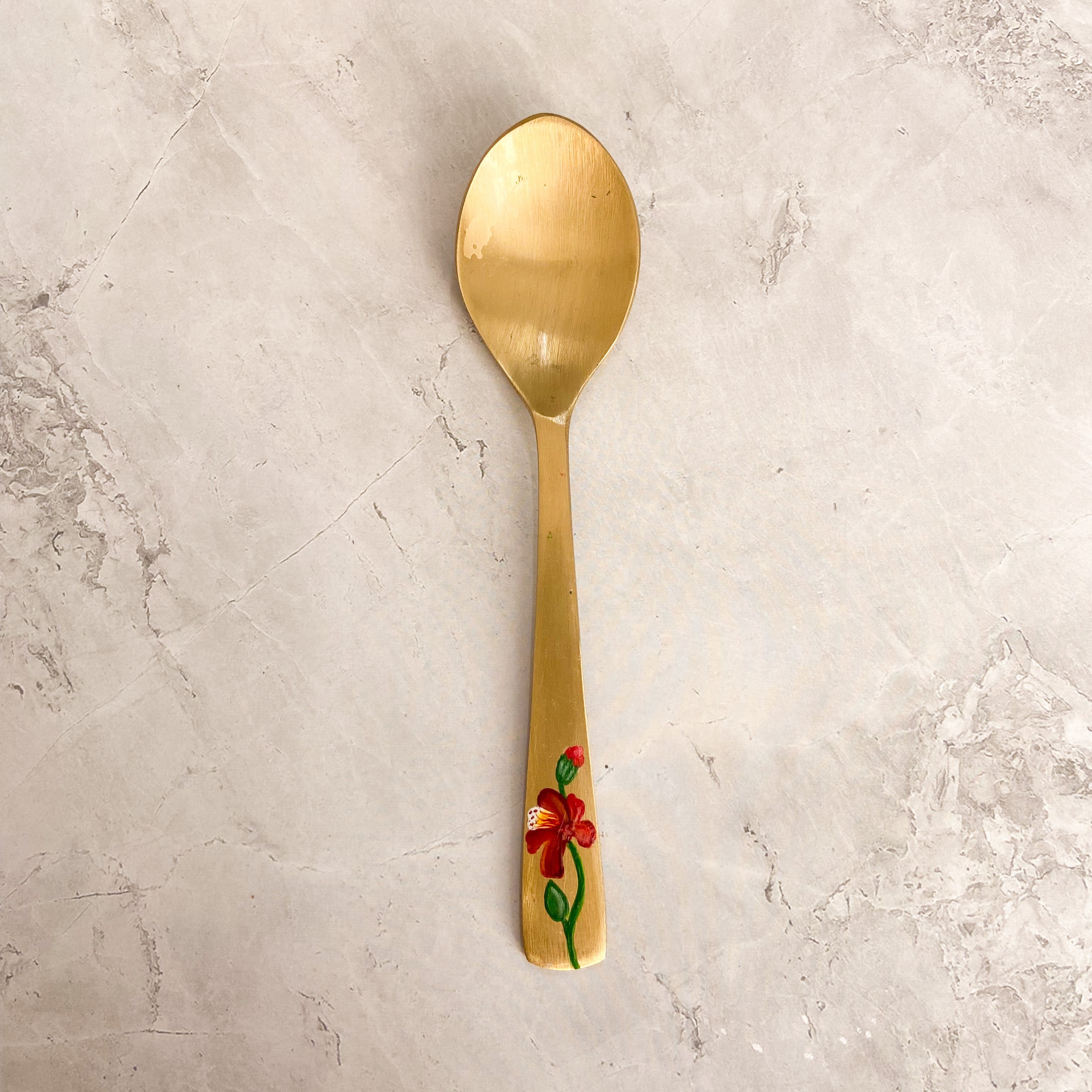 Brass Dessert Spoon