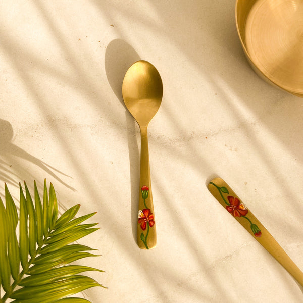 Brass Dessert Spoon