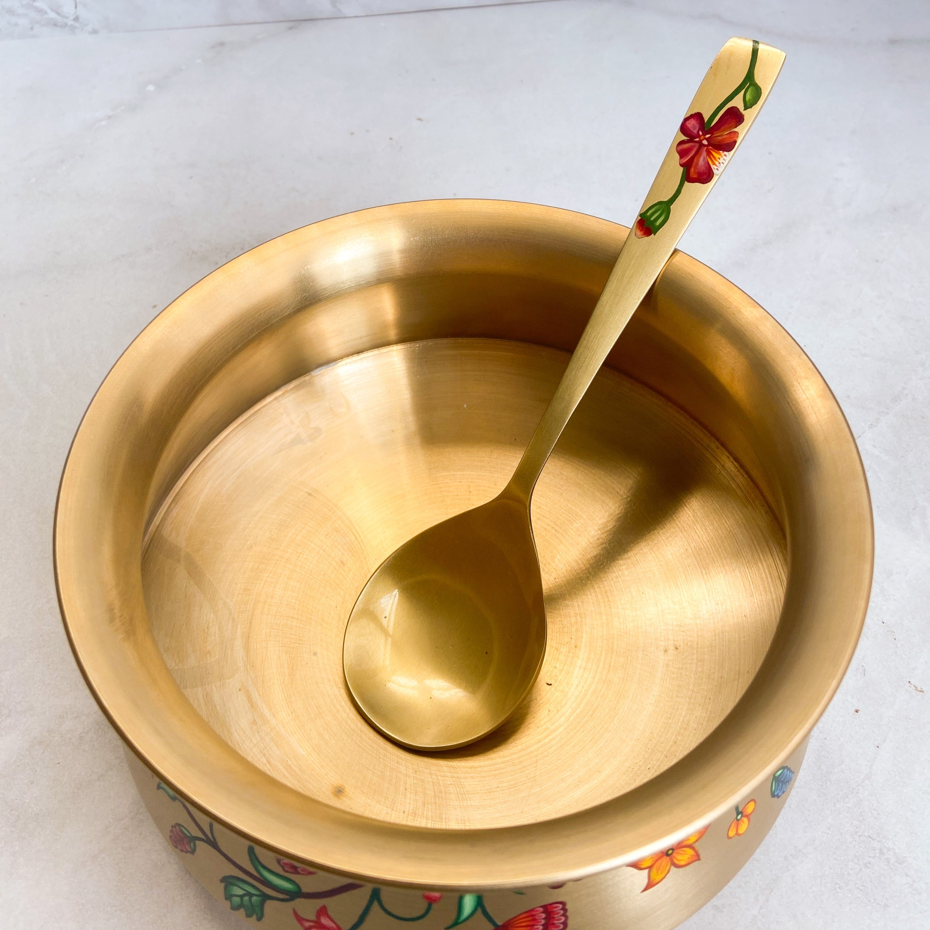 Brass Serving Spoon