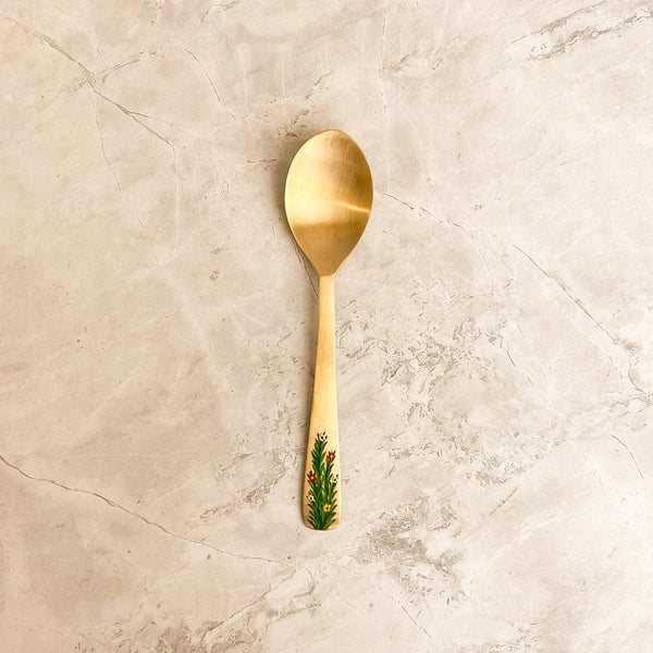 Brass Dessert Spoon