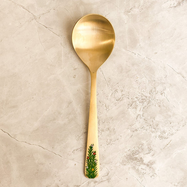 Brass Serving Spoon