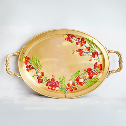 Brass Oval Tray