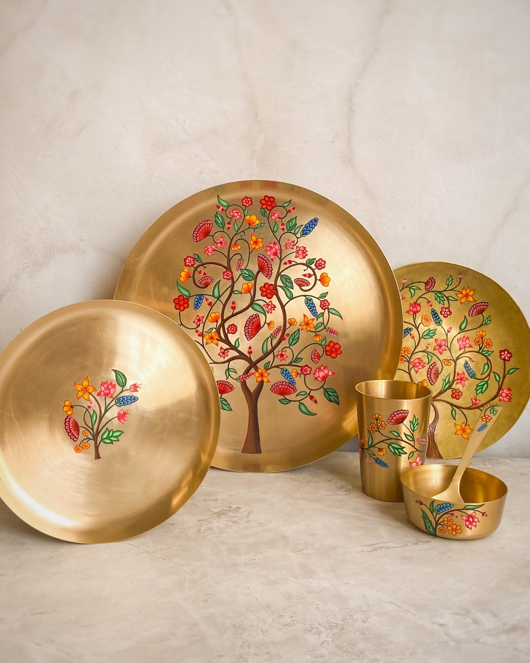 Kansa Dinner Set For One