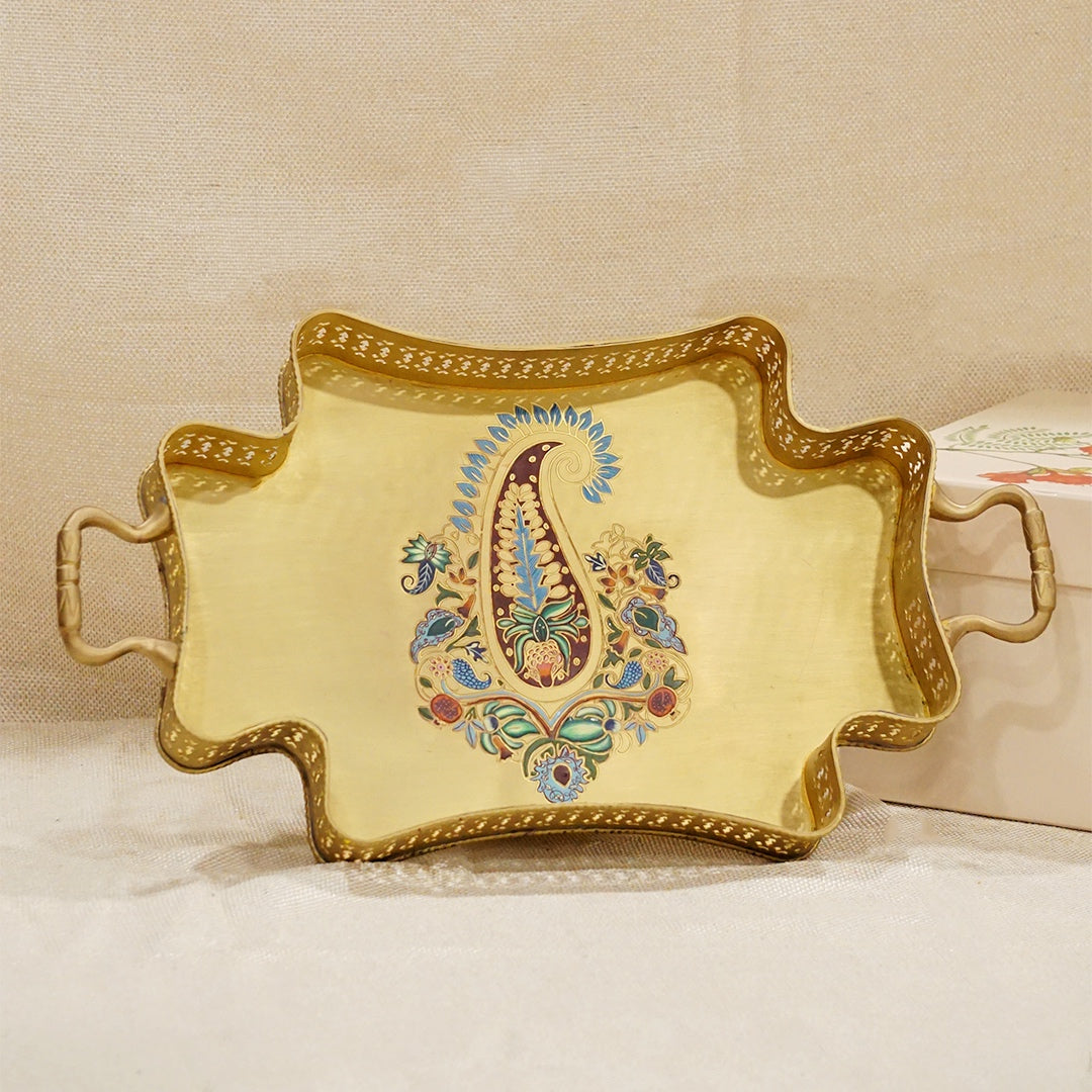Brass Curved Tray