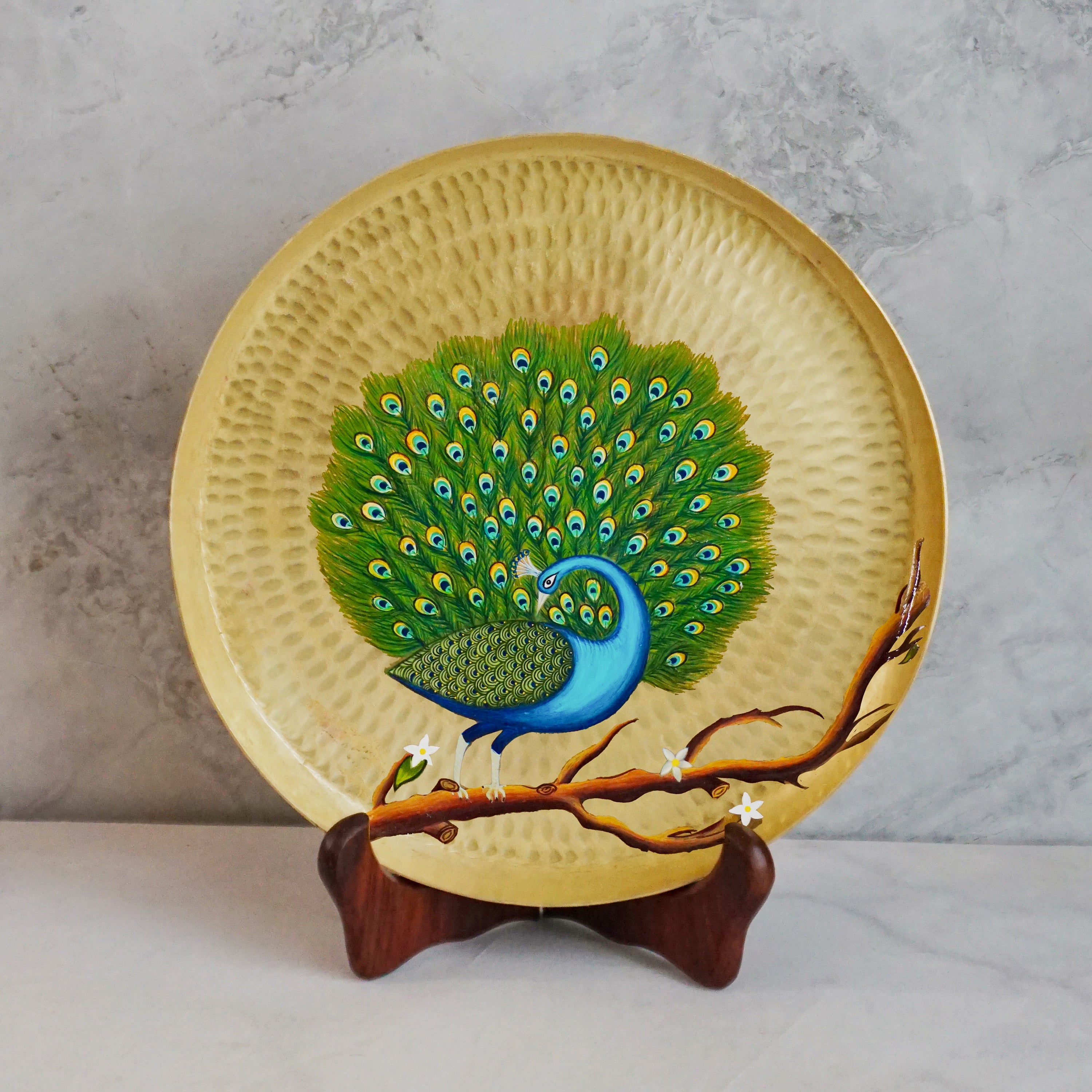 Mayur Brass Plate