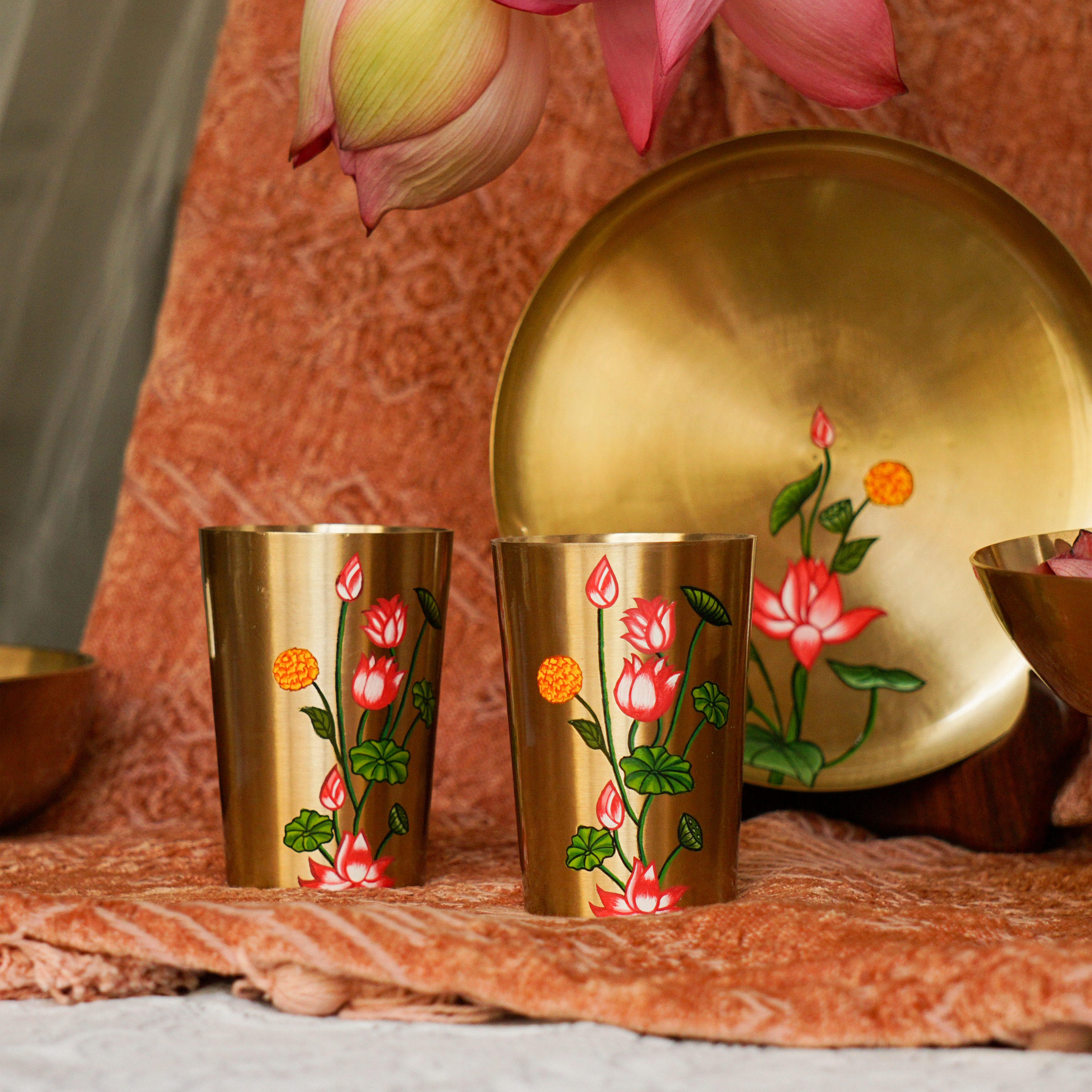 Kansa Glass Set