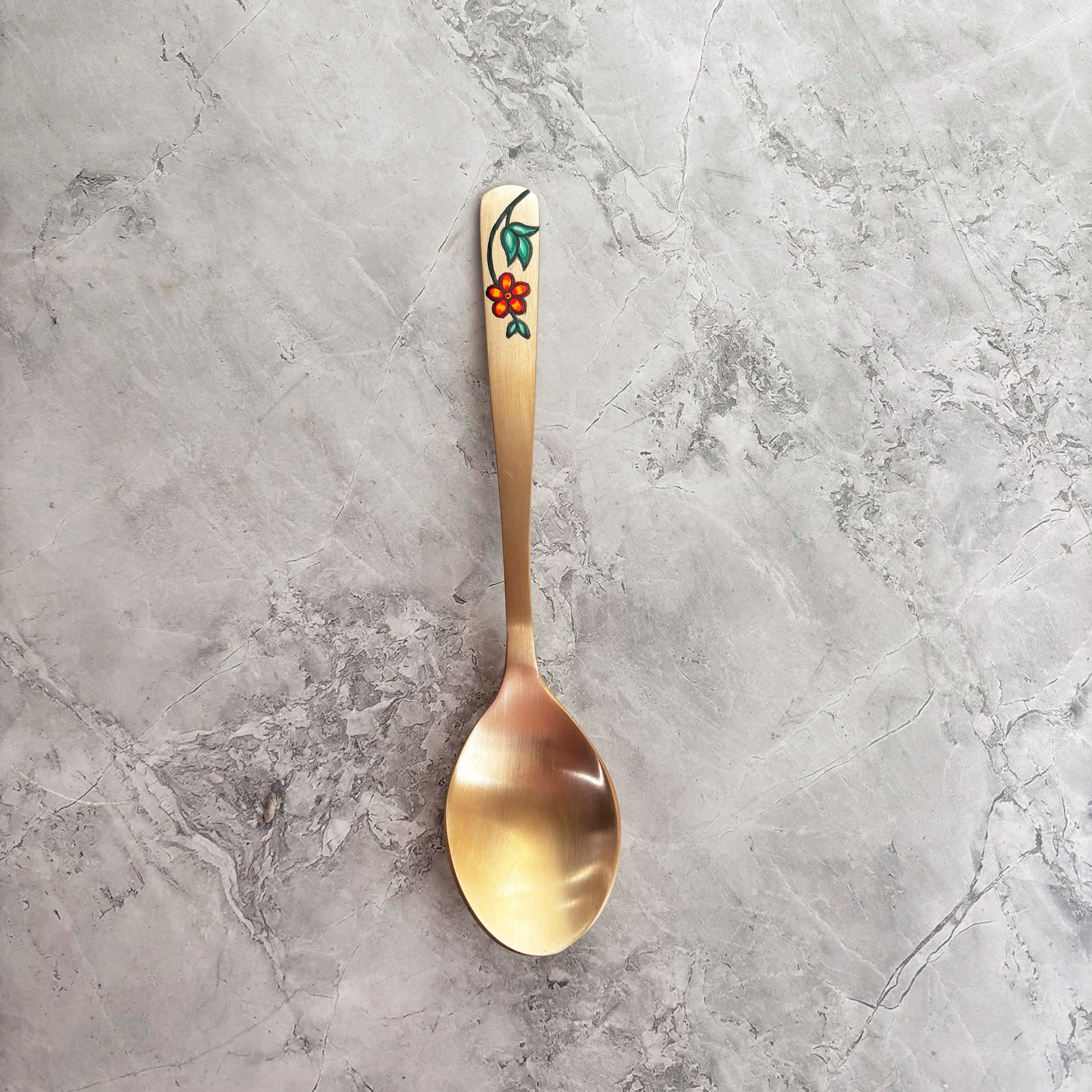 Brass Dessert Spoon