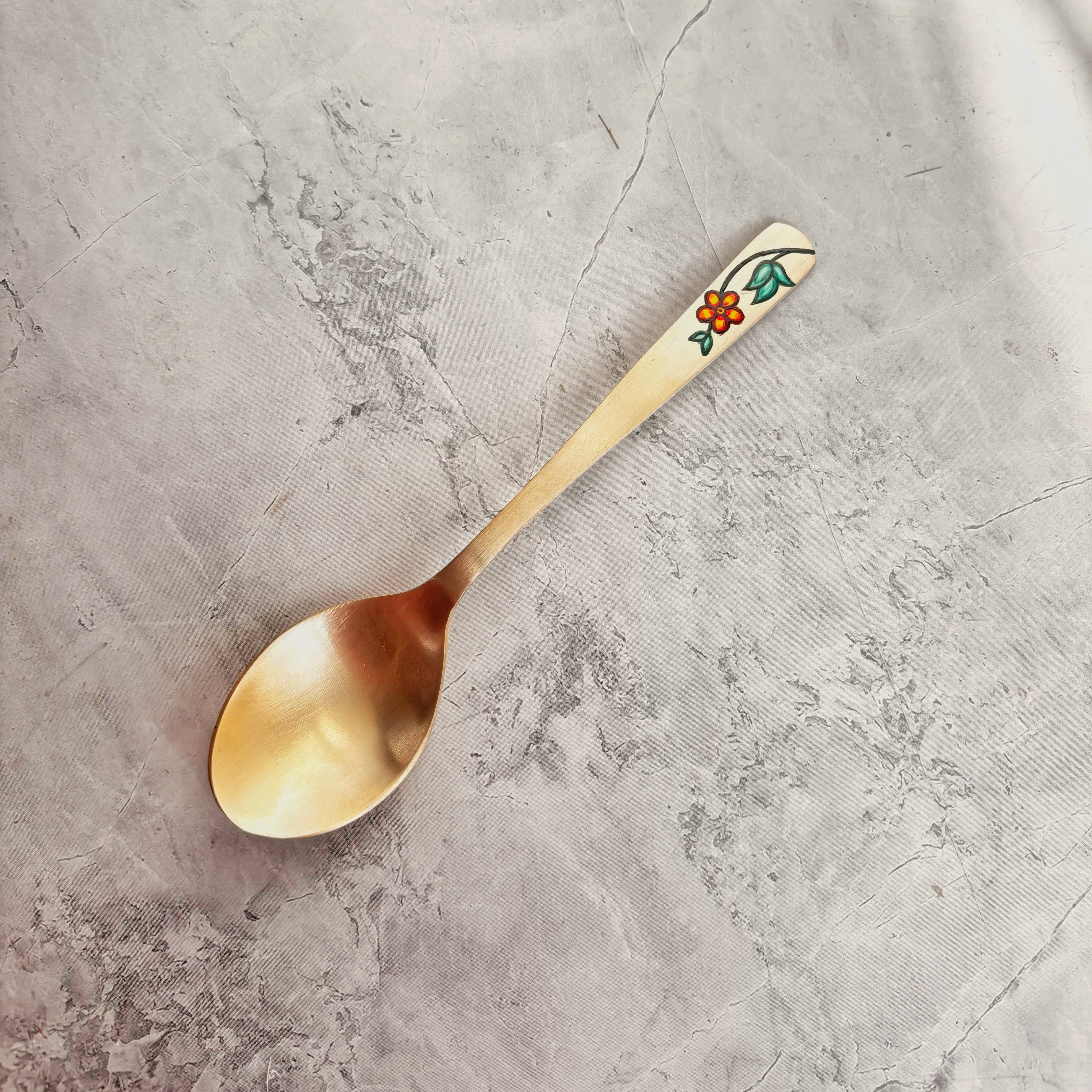 Brass Dessert Spoon