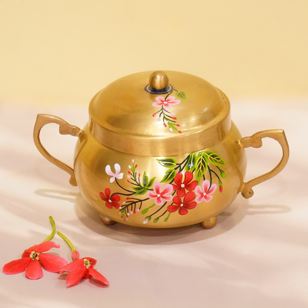 Brass Vintage Nut Box