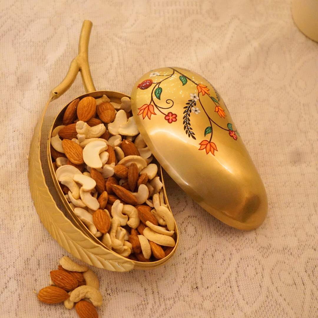 Brass Mango Nut Box