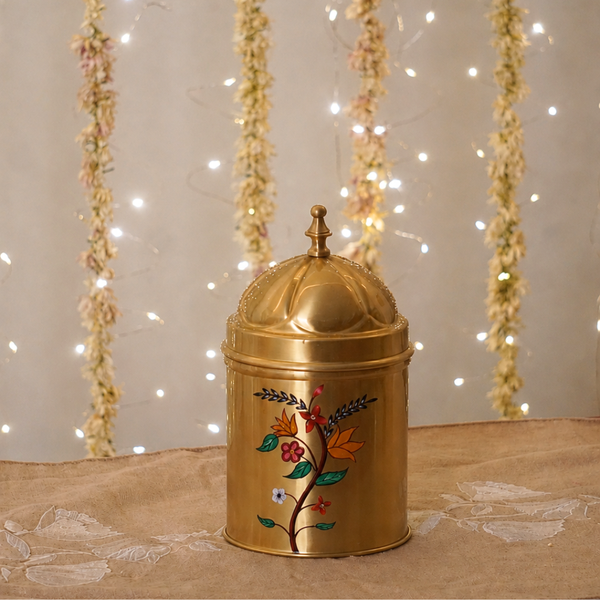 Brass Airtight Jar