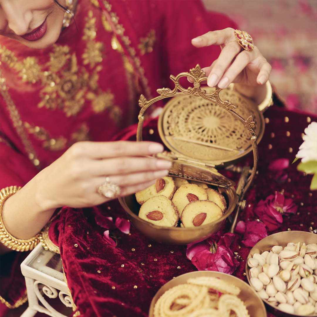 Brass Cookie Box