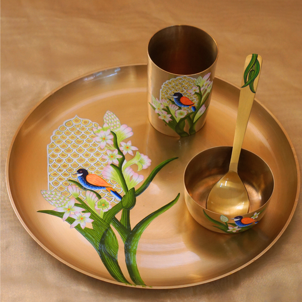 Kansa Dinner Set For One